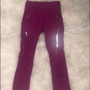Lululemon pink leggings